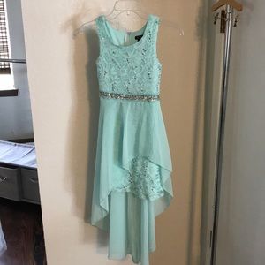 Girls formal dress, size 10. Spot at the bottom